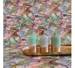 BOITE DE 3 BOUGIES DIP DYE VERT ET DORÉE - PINK STORIES