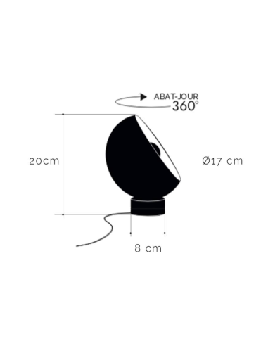 LAMPE BEBOP 360° - LA CASE DE COUSIN PAUL