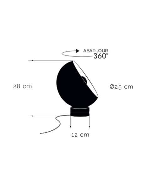 LAMPE BEBOP 360° - LA CASE DE COUSIN PAUL