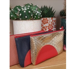 TROUSSE ZIPPEE ROND ROUGE PETIT MODELE - BANDIT MANCHOT 