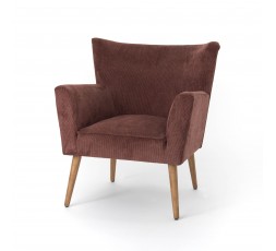 FAUTEUIL LEON EN VELOURS - CADES