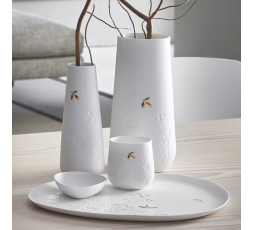 VASE FEUILLES EN PORCELAINE - RÄDER 