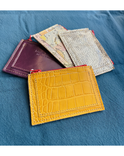 PORTE-CARTES ZIPPE - BANDIT MANCHOT