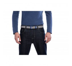 CEINTURE EN CROUTE DE CUIR A BOUCLE AMOVIBLE - VERTICAL L'ACCESSOIRE