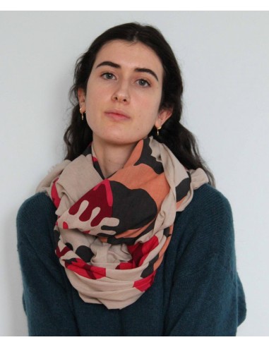 FOULARD OU PAREO 100X180 CM - LES BELLES VAGABONDES 