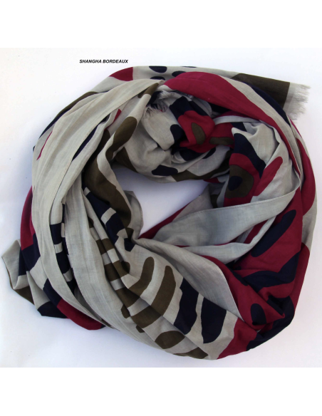 FOULARD OU PAREO 100X180 CM - LES BELLES VAGABONDES 