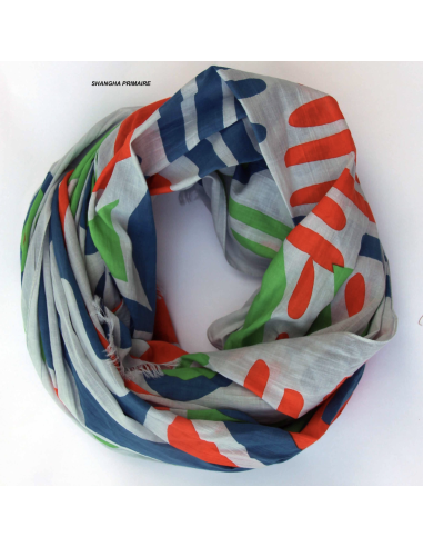 FOULARD OU PAREO 100X180 CM - LES BELLES VAGABONDES 