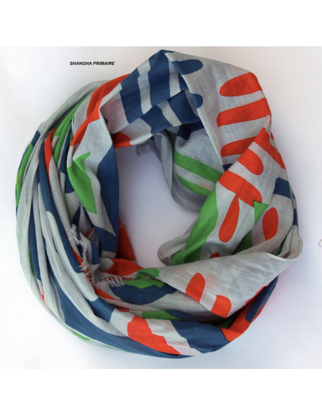 FOULARD OU PAREO 100X180 CM - LES BELLES VAGABONDES 