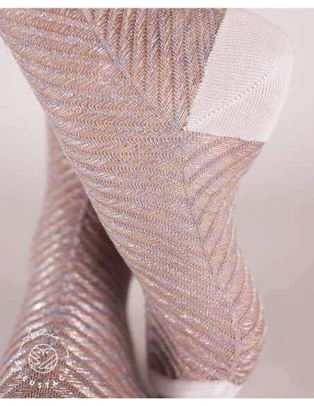 CHAUSSETTES SAPINS IRISÉE - ATELIER ST EUSTACHE
