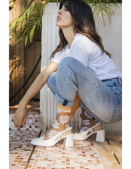 CHAUSSETTES MURANO CREME - ST EUSTACHE