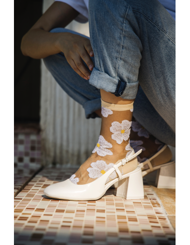 CHAUSSETTES MURANO CREME - ST EUSTACHE