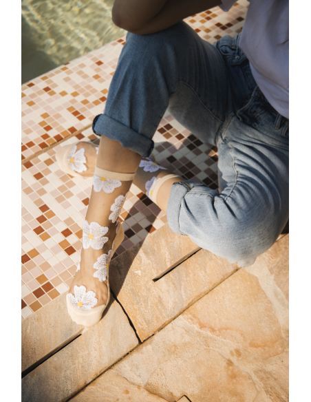 CHAUSSETTES MURANO CREME - ST EUSTACHE