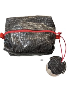 TROUSSE MAQUILLAGE EN CUIR AVEC MIROIR - BANDIT MANCHOT 2
