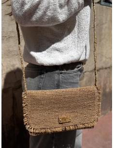 SAC EN RAPHIA FRANGE FESTISOA - LE VOYAGE EN PANIER 2