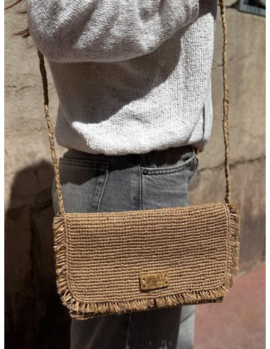 SAC EN RAPHIA FRANGE FESTISOA - LE VOYAGE EN PANIER