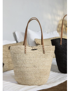 SAC RAPHIA PORTÉ ÉPAULE ILANA - LE VOYAGE EN PANIER 2
