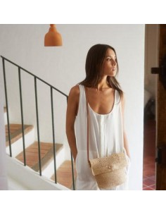 SAC PORTÉ TRAVERS RABAT AJOURÉ ALVEOLA - LE VOYAGE EN PANIER 