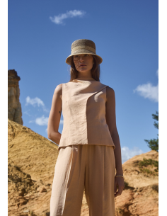 CHAPEAU EN RAPHIA BOBILOA - LE VOYAGE EN PANIER 