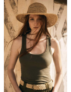 CHAPEAU EN RAPHIA PASSOA - LE VOYAGE EN PANIER 