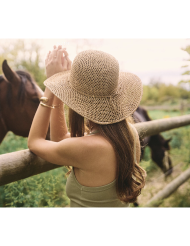 CHAPEAU EN RAPHIA PASSOA - LE VOYAGE EN PANIER 