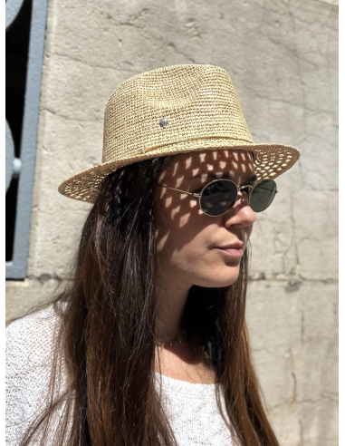 CHAPEAU EN RAPHIA BORNANOA  - LE VOYAGE EN PANIER 