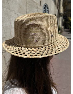 CHAPEAU EN RAPHIA BORNANOA  - LE VOYAGE EN PANIER  2