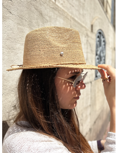 CHAPEAU EN RAPHIA BORNANOA  - LE VOYAGE EN PANIER 