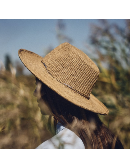CHAPEAU EN RAPHIA WESTILUX - LE VOYAGE EN PANIER 
