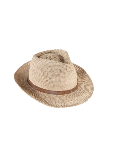 CHAPEAU EN RAPHIA SALINO - LE VOYAGE EN PANIER 