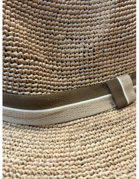 CHAPEAU EN RAPHIA DADOA - LE VOYAGE EN PANIER 