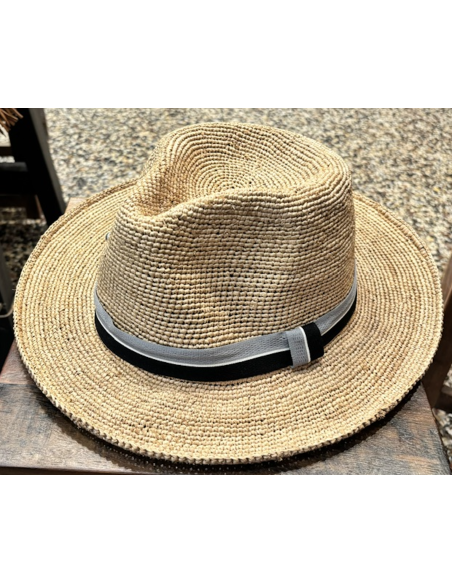 CHAPEAU EN RAPHIA DADOA - LE VOYAGE EN PANIER 