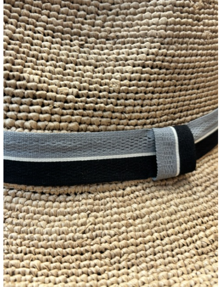 CHAPEAU EN RAPHIA DADOA - LE VOYAGE EN PANIER 
