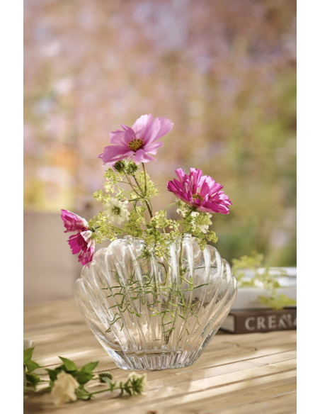 PETIT VASE EN VERRE FORME COQUILLAGE- IB LAURSEN