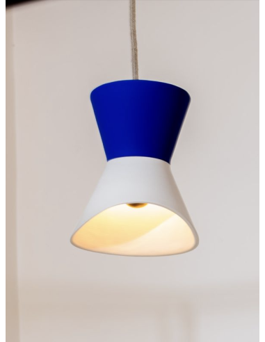 LAMPE CÉRAMIQUE À SUSPENDRE VERSO - MONOCHROMIC