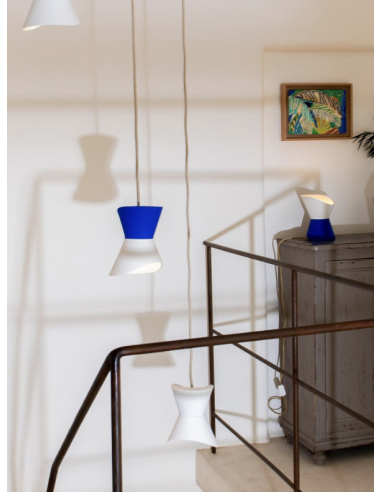LAMPE CÉRAMIQUE À SUSPENDRE VERSO - MONOCHROMIC