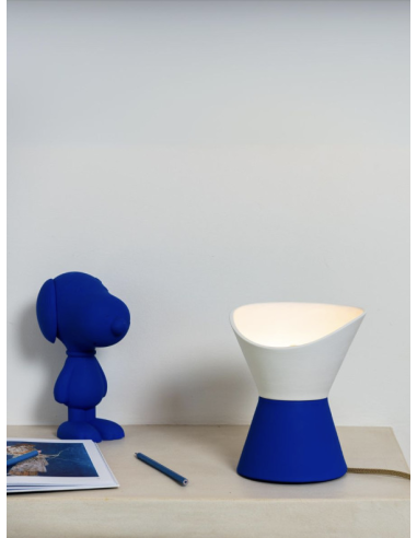 LAMPE CÉRAMIQUE À POSER RECTO - MONOCHROMIC