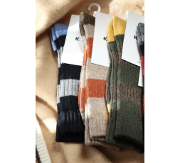 CHAUSSETTES RAYEES LAINE MERINOS  41-46 - KLUE