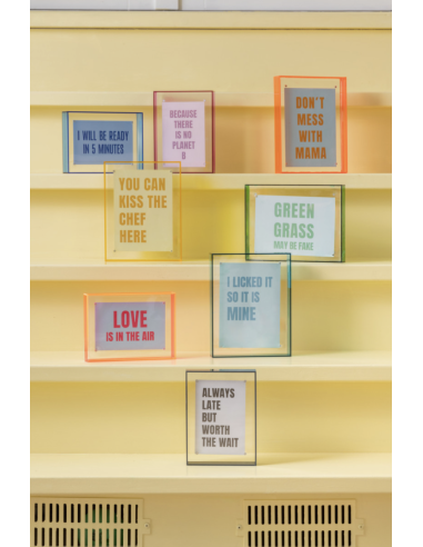 CADRE PHOTO GAYO EN ACRYLIQUE - PRESENT TIME 