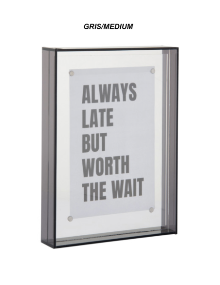 CADRE PHOTO GAYO EN ACRYLIQUE - PRESENT TIME 