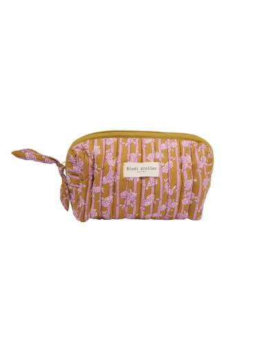 TROUSSE DE BEAUTE MONA KAKI - BINDI ATELIER