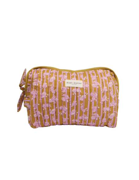 TROUSSE DE BEAUTE MONA KAKI - BINDI ATELIER