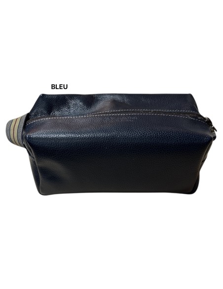 GRANDE TROUSSE DE TOILETTE EN CUIR POUR HOMME - BANDIT MANCHOT