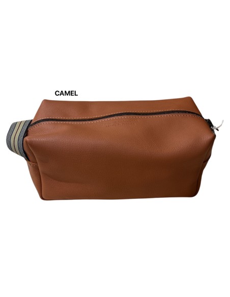 GRANDE TROUSSE DE TOILETTE EN CUIR POUR HOMME - BANDIT MANCHOT