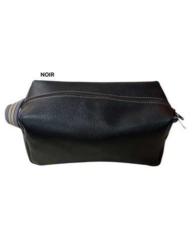 GRANDE TROUSSE DE TOILETTE EN CUIR POUR HOMME - BANDIT MANCHOT