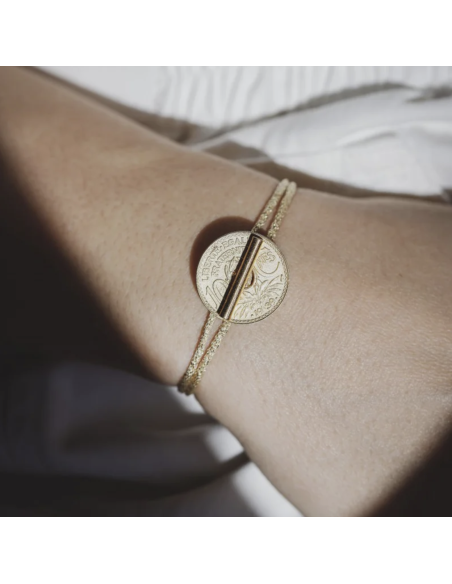BRACELET T LOUVRE 10 CTS - LE SOU FRANÇAIS