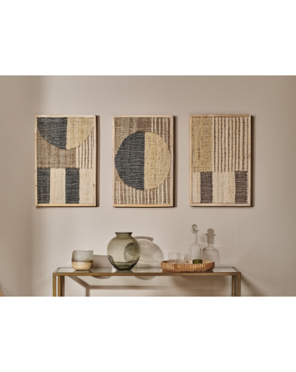 CADRE BOIS ET TEXTILE  - NKUKU