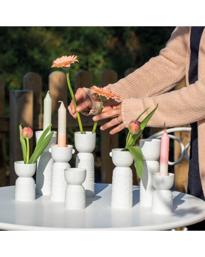 VASE VISAGE EN PORCELAINE - RÄDER 