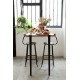 CHAISE NICOLLE METAL H75