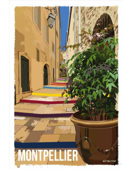 AFFICHE ILLUSTRÉE  50X70CM - RETROPIA