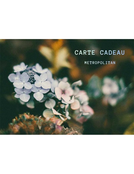 Carte Cadeau Métropolitan